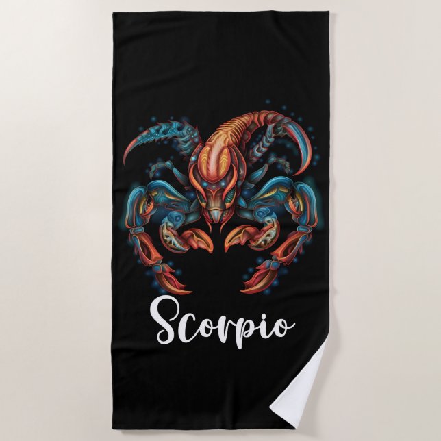 Scorpio Strandtuch (Vorderseite)