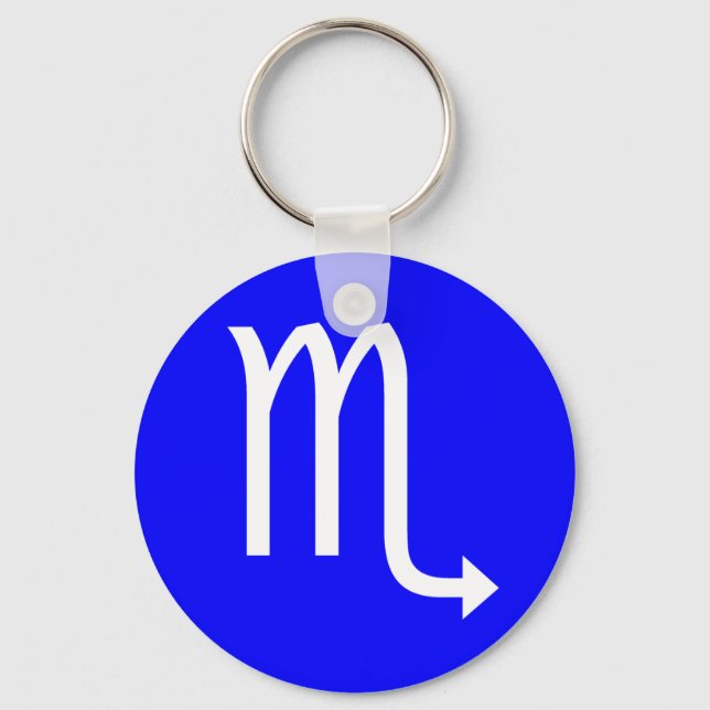 Scorpio-Symbol Schlüsselanhänger (Vorderseite)