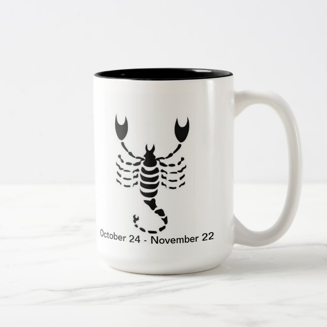 Scorpio-Tasse Zweifarbige Tasse (Rechts)