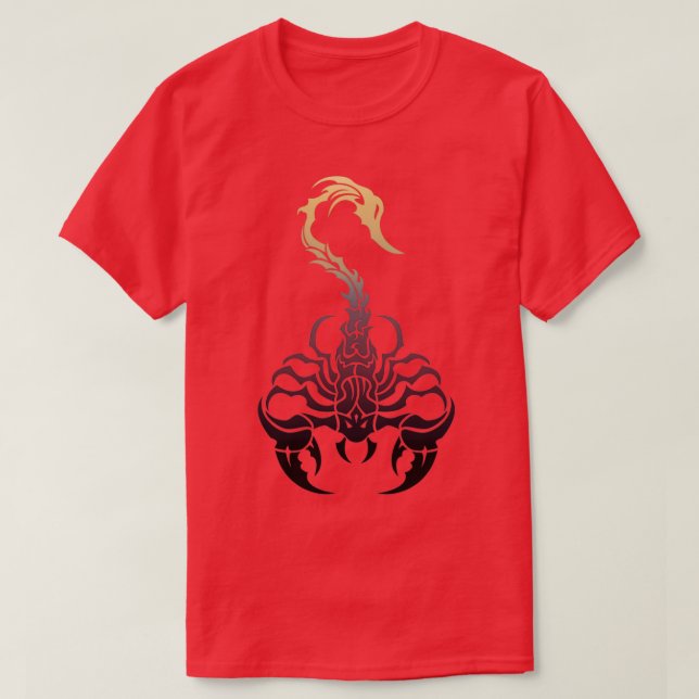 Scorpio tierisches Stamm Skorpion zodiac Zeichen k T-Shirt (Design vorne)