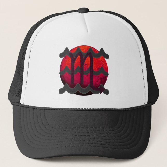Scorpio Truckerkappe (Vorderseite)