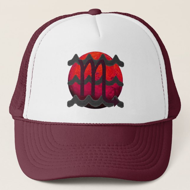 Scorpio Truckerkappe (Vorderseite)