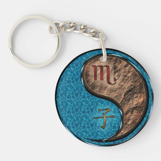 Scorpio und Erden Rat Schlüsselanhänger (Vorderseite)