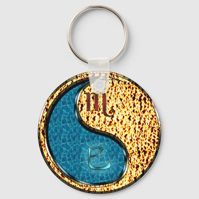 Scorpio und Feuerschlange Schlüsselanhänger (Vorderseite)