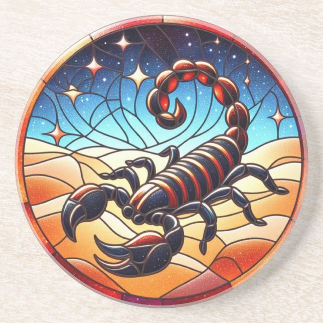 Scorpio-Untersetzer Getränkeuntersetzer (Vorne)