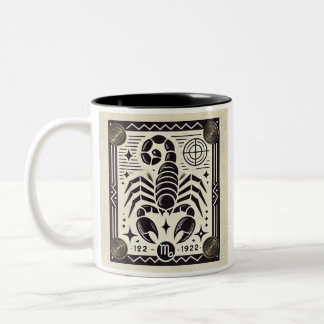 Scorpio Zodiac Coffee Tasse Retro
