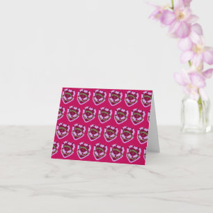 Scorpio Zodiac Coquette Herz Geburtstagskuchen Karte