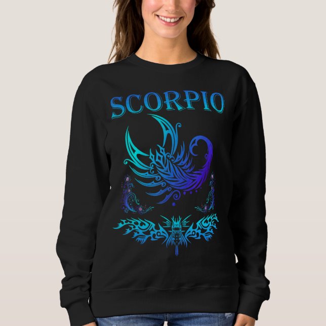 Scorpio Zodiac Geburtszeichen 3 Sweatshirt (Vorderseite)