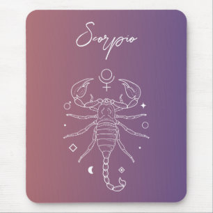 Scorpio zodiac Horoskop Sternzeichen Mousepad