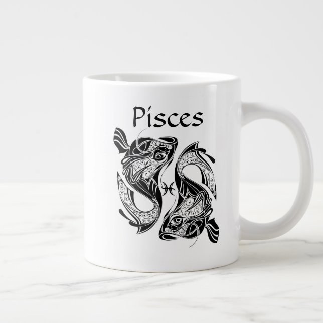 Scorpio Zodiac Jumbo-Tasse (Rechts)
