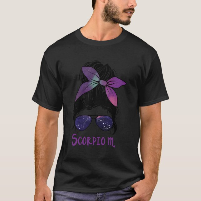 Scorpio Zodiac Konstellation T-Shirt (Vorderseite)