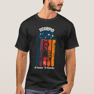 Scorpio Zodiac Retro Sunset 1 T-Shirt