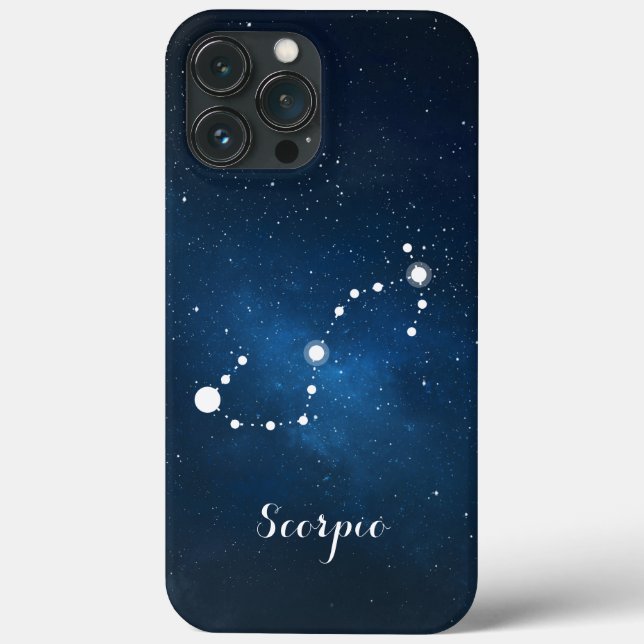 Scorpio Zodiac Sign Constellation Case-Mate iPhone Hülle (Rückseite)