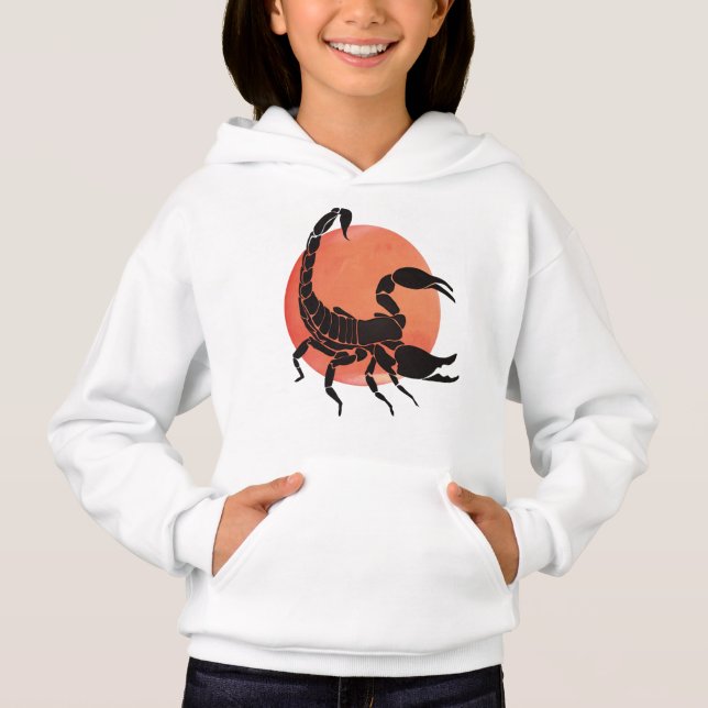 Scorpio Zodiac Sign Hoodie (Vorderseite)