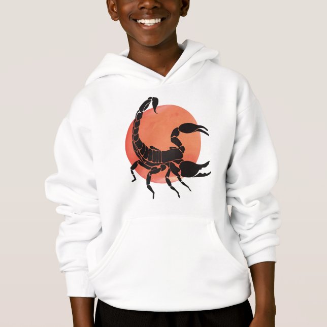 Scorpio Zodiac Sign Hoodie (Vorderseite)