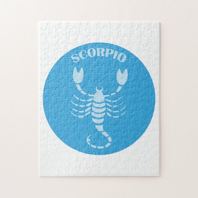 Scorpio, Zodiac Sign, Horoscope, Astrology Puzzle (Vertikal)