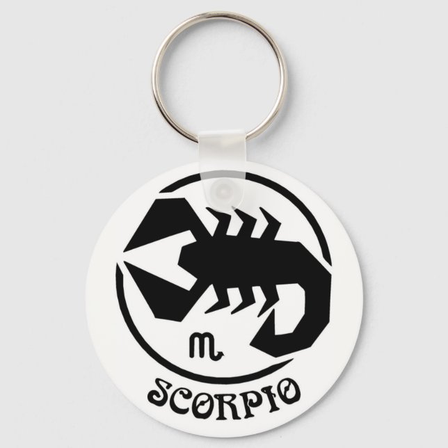 Scorpio Zodiac Sign Schlüsselanhänger (Vorderseite)
