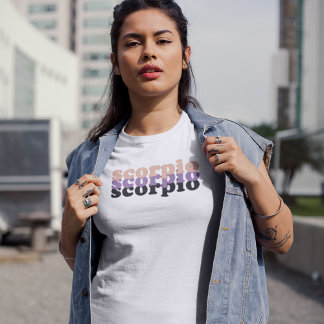 Scorpio Zodiac Sign | Schwarze Power T-Shirt