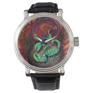 Scorpio Zodiac Sign Watch Armbanduhr