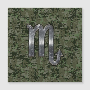 Scorpio Zodiac Signature Woodland Green Digital Ca Magnetkarte