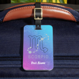 Scorpio Zodiac Star Sign Horoscope Constellation Gepäckanhänger