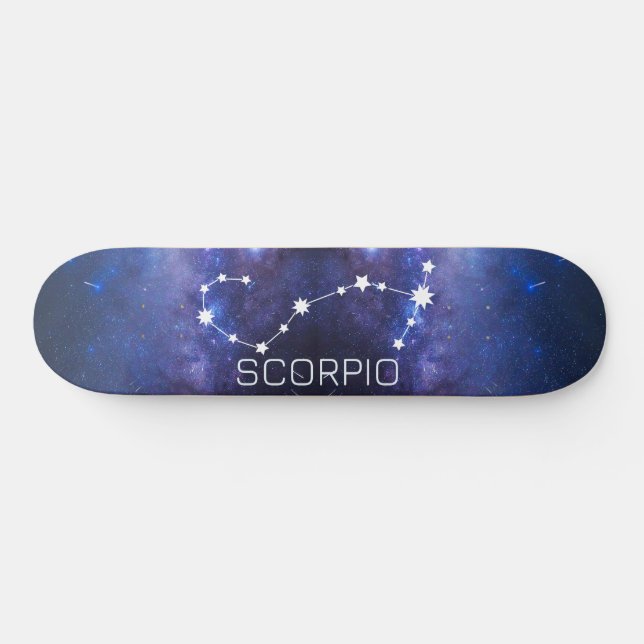 Scorpio Zodiac Star Skateboard (Horizontal)