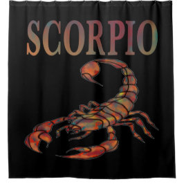 Scorpio Zodiac-Symbol Duschvorhang