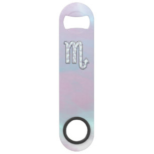 Scorpio Zodiac Symbol in Mutter Perlenstil Speed Flaschenöffner