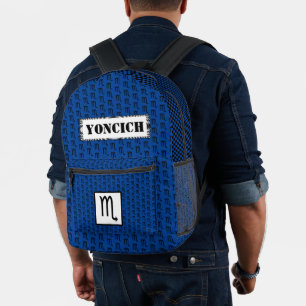 Scorpio Zodiac Symbol Standard von Kenneth Yoncich Bedruckter Rucksack