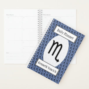 Scorpio Zodiac Symbol Standard von Kenneth Yoncich Planer