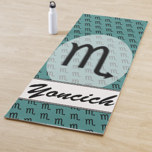 Scorpio Zodiac Symbol Standard von Kenneth Yoncich Yogamatte