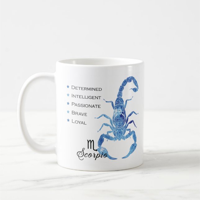Scorpio Zodiac Tasse (Links)