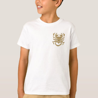 Scorpio Zodiac - Tribal Gold T-Shirt