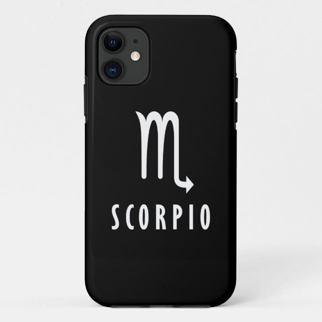 Scorpio zodiac-Zeichen Case-Mate iPhone Hülle (Rückseite)