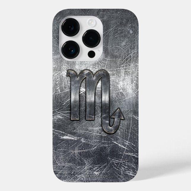 Scorpio Zodiac-Zeichen gestört Industriedesign Case-Mate iPhone Hülle (Rückseite)
