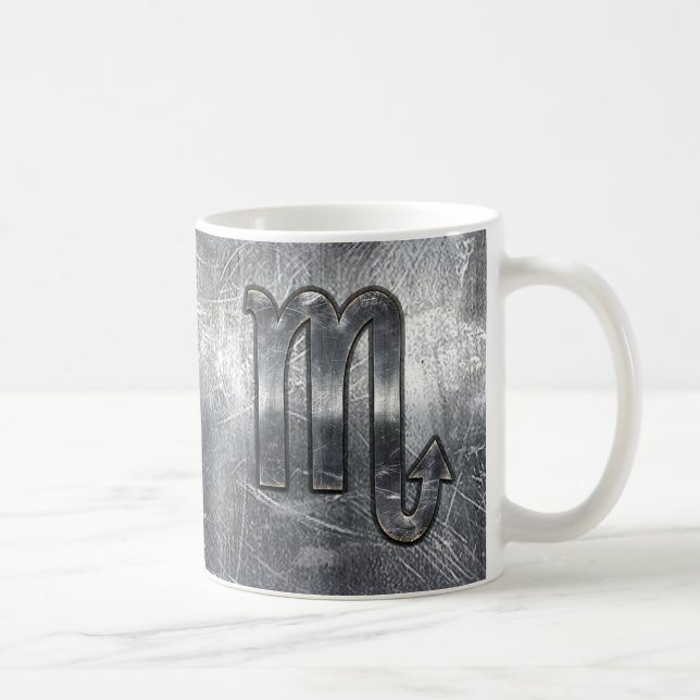 Scorpio Zodiac-Zeichen gestört Industriedesign Tasse (Rechts)