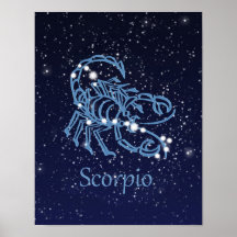 Scorpio Zodiac Zeichen und Konstellation