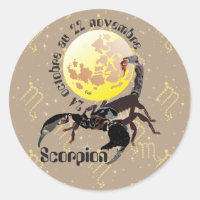 Scorpion 24 octobre au 22 novembre Autocollant