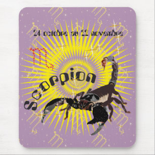 Scorpion 24 octobre au 22 novembre Tapi de souri Mousepad