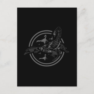 Scorpion GRAY Postkarte