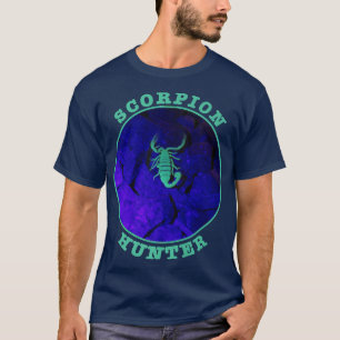 Scorpion Hunter Arachnids Night Watch Design T-Shirt