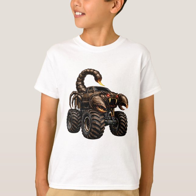 Scorpion Style Off-Road Monster Truck T-Shirt (Vorderseite)