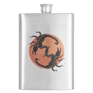 Scorpion Tribal Graphic Design Flachmann