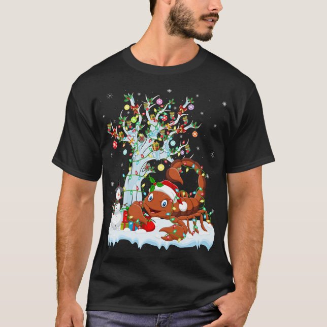 Scorpion Xmas Element Tree Lighting Scorpion Chris T-Shirt (Vorderseite)