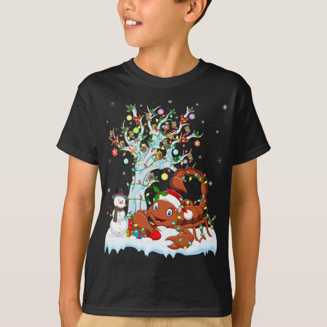 Scorpion Xmas Element Tree Lighting Scorpion Chris T-Shirt (Vorderseite)