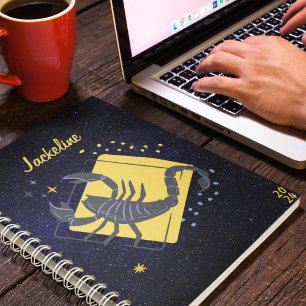 Scorpion Zodiac l Modern Galaxy Sky Star Planer