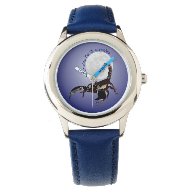 Scorpiun 24 october fin 22 november Uhr (Vorderseite)