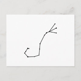 Scorpius Zodiac Postkarte