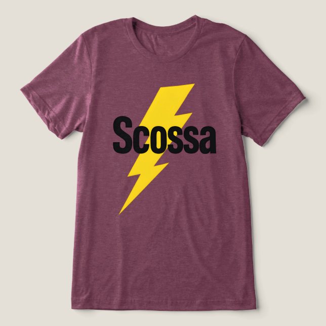 Scossa Tri-Blend Shirt (Design Vorderseite)