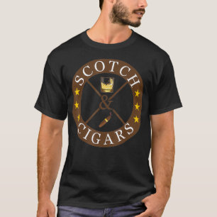 Scotch Drinker & Cigar Smoker Ideal Class Men Gif T-Shirt